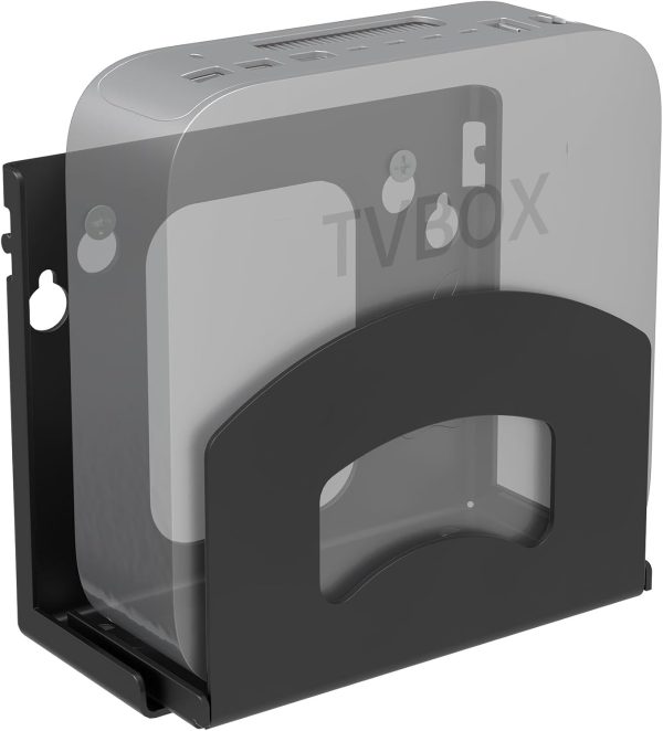Cable Box Mount,Adjustable Wall Mount Holder for Small and Narrow Devices Like Cable Boxes,DVD Players,Modems,Streaming Media Devices and Other Media Players