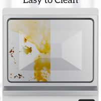 Air Fryer Toaster Oven Combo,10-in-1 12.6QT Compact Countertop Oven,9 Touch Screen Presets & 1 DIY Function,Easy Digital Controls,4 Accessories Included,Stainless Steel,Kitchen Elite - Image 7