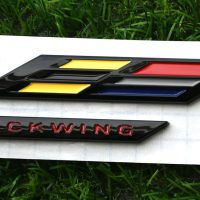 2Pcs V-Blackwing Emblems V-Series Black Out Blackwing Badge V Logo Compatible with 2020-2025 CT4 CT5 86596092 (2Pcs Emblems - Colourful) - Image 5