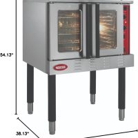 Kratos Commercial Electric Convection Oven, Full Size Free Standing Convection Oven for Restaurants, 1 Phase, 240V (29Y-057) - Image 7