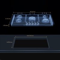 Empava 36 Inch Built-in Gas Cooktop with 5 Sealed SABAF Burners, Stainless Steel Surface LPG/NG Convertible, Auto Electric Pulse Ignition, Flame Failure Protection - Image 7