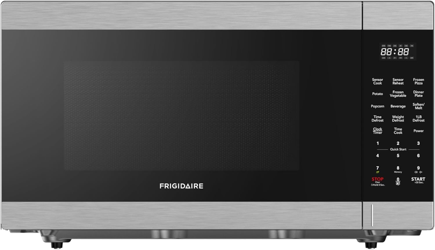 FRIGIDAIRE Stainless Steel Microwave Oven, Multi Function, Programmable, 2.1 Cu Ft