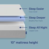 Casper Sleep Element California King Mattress - Medium Feel - Motion Isolation - Breathable, Cooling Memory Foam - 100-Night Trial - CertiPUR-US - Image 3
