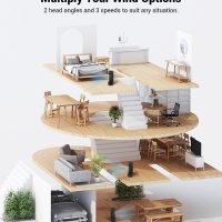 Personal Tower Cooling Fans that Blow Cold Air, Standing Small Desk Fan with 3 Speeds & Timer, 60° & 110° Oscillating Table Fan, Quiet and Safe Electric Floor Fan for Bedroom, Bedside, Home, Office - Image 6