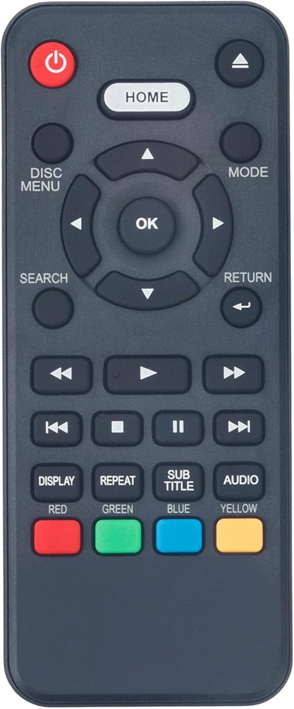 Universal Replacement Remote Control fit for Sanyo Blu-ray DVD Player FWBP505F, FWBP505K, FWBP506FF, FWBP507FF, FWBP807FP