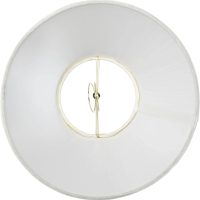 Antique White Medium Empire Mushroom Pleated Lamp Shade 5" Top x 11" Bottom x 7.5" High (Clip-On) Replacement - Springcrest - Image 5