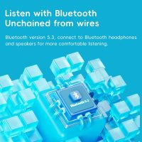SnowSky/FiiO Echo MINI HiFi Bluetooth MP3 Player, 15Hours Playback, Independent Volume Control with 3.5mm/4.4mm Headphones Outputs (Sky Blue) - Image 5