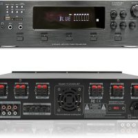 Home Theater Sound System Kit -6 Ch 6000 W Bluetooth Amplifier w/ 12 Qty of 6.5" Frameless in-Wall in-Ceiling Speakers 200 W Each, 2 Qty of Wired Mic, 500 ft Speaker Wire & Remote by Technical Pro - Image 8