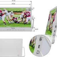 SYLVOX 15.6" Portable TV, 1080P Smart TV, 10000mAh Battery (6H), Rechargeable, IP66 Waterproof, Supports Apps & Voice Control. Perfect for RV, Kitchen, Camper & More - Image 6
