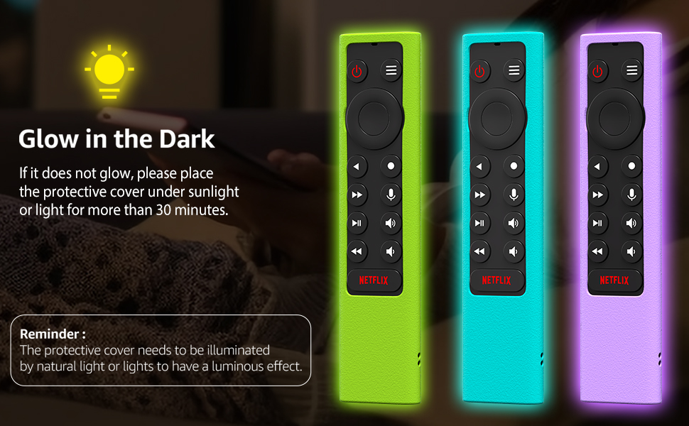 nvidia shield remote cover-glow in the dark
