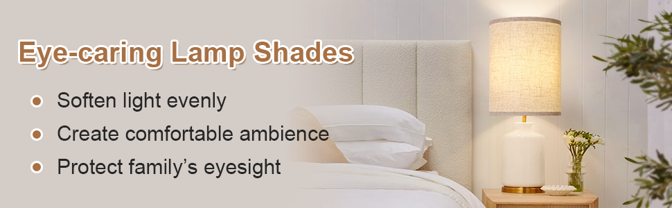 drum lamp shades