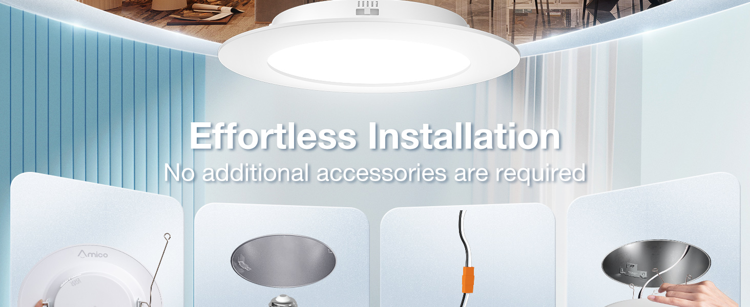 recessed lights