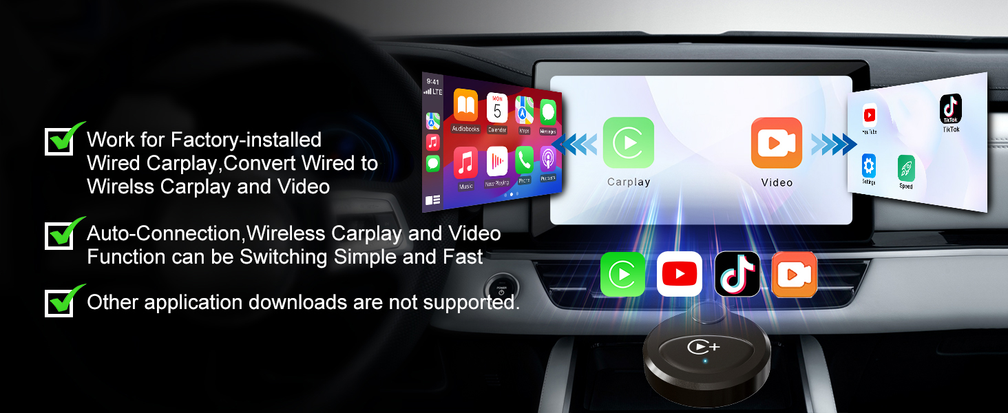 netflix carplay adapter