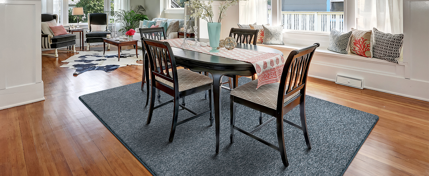 bedroom runner area rugs for living room kids room blue white shag carpet low plie rug home decor