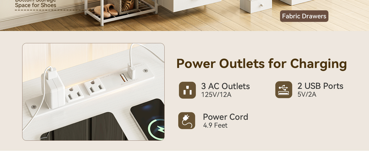 Power Outlets & USB Charging Ports