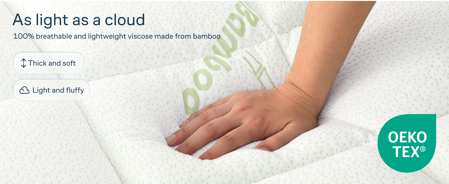 bamboo mattress topper