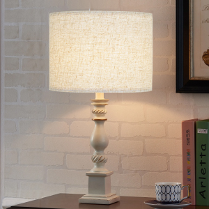 beige lamp shade