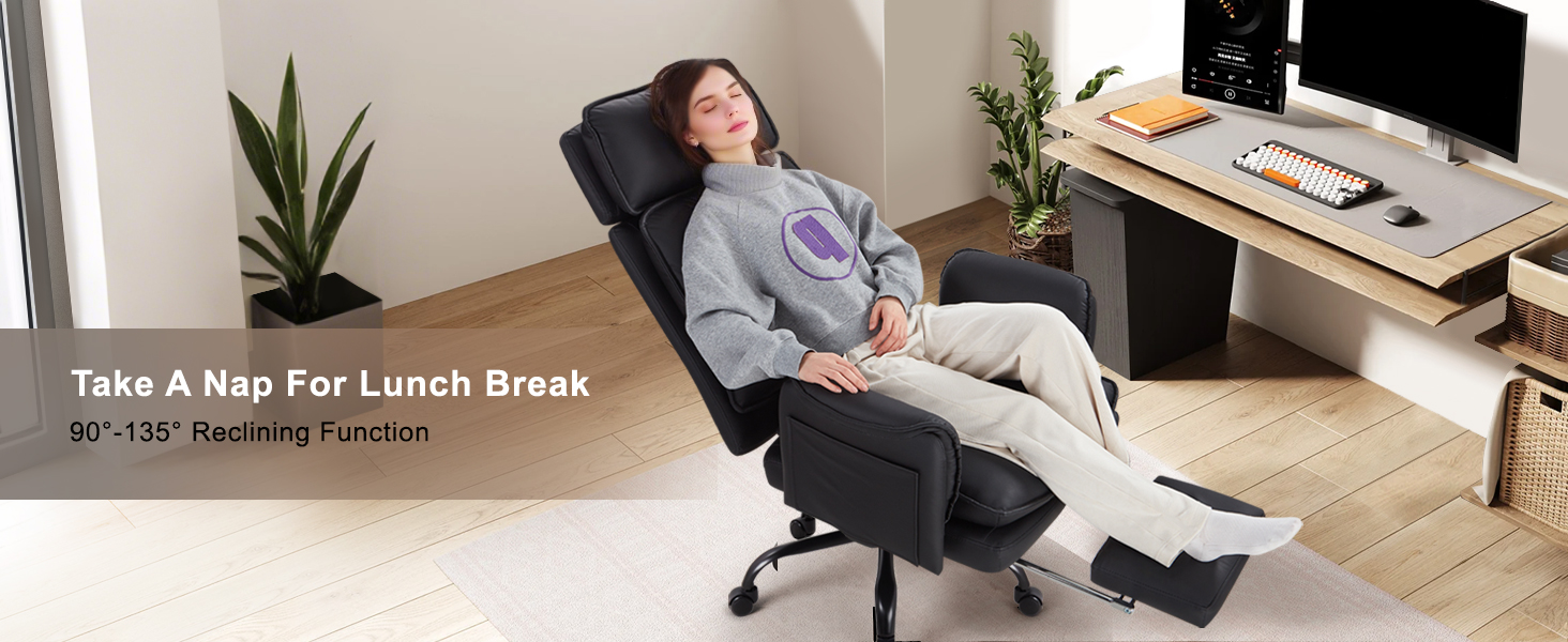 leather office chair big and tall