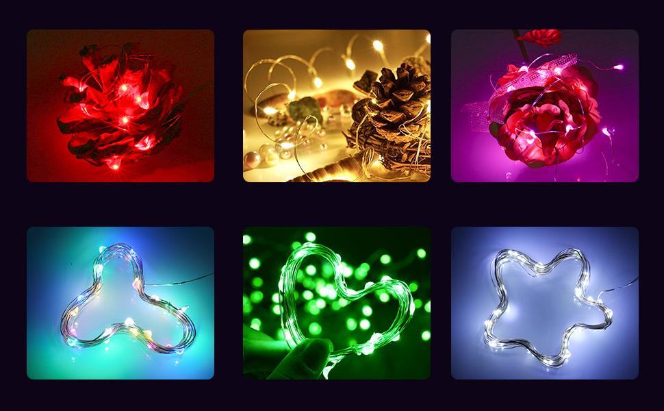 colorful string lights