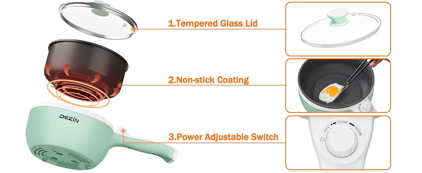 Dezin Hot Pot Electric Upgraded