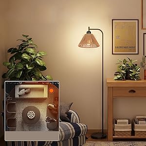 Boho Rattan Pendant Lamp Replacement