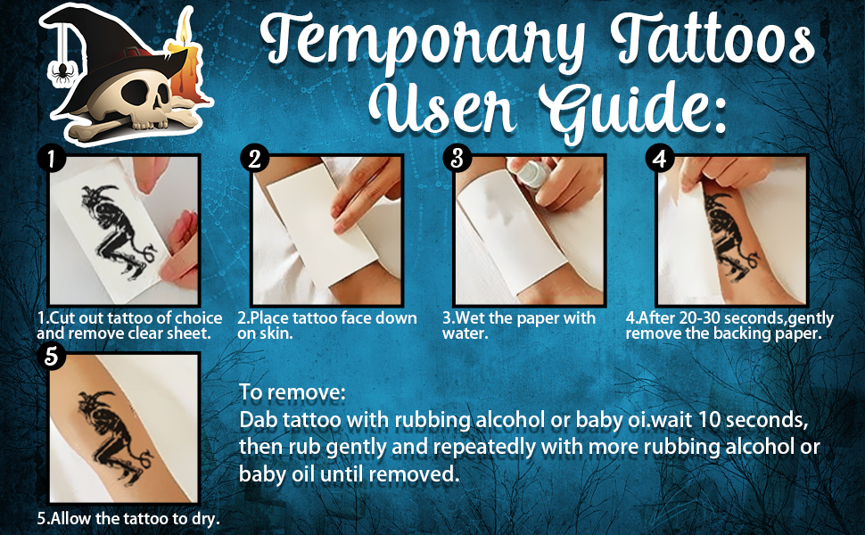 Halloween Tattoo Stickers