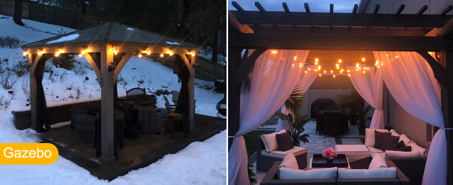 winter string lights waterproof