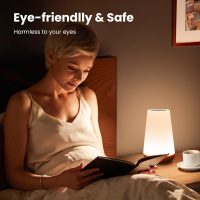 THAUSDAS Night Light, Dimmable Touch Lamp for Bedroom, Portable Table Bedside Lamp, 5 Brightness 13 RGB Colors, Night Lights for Baby Nursery Bathroom - Image 6