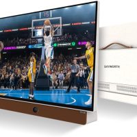 Skyworth 24-Inch Portable Smart TV with Protective Case, Battery Powered Outdoor TV, 1080P FHD, Google TV, HDR10, Dolby Audio, Chromecast, Ideal for Sports, Game Day Bundle - Image 2