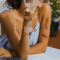Halloween Body Face Scar Realistic Temporary Tattoos Sticker Paper Waterproof for Fool's Day Fun Skin Color - Image 3