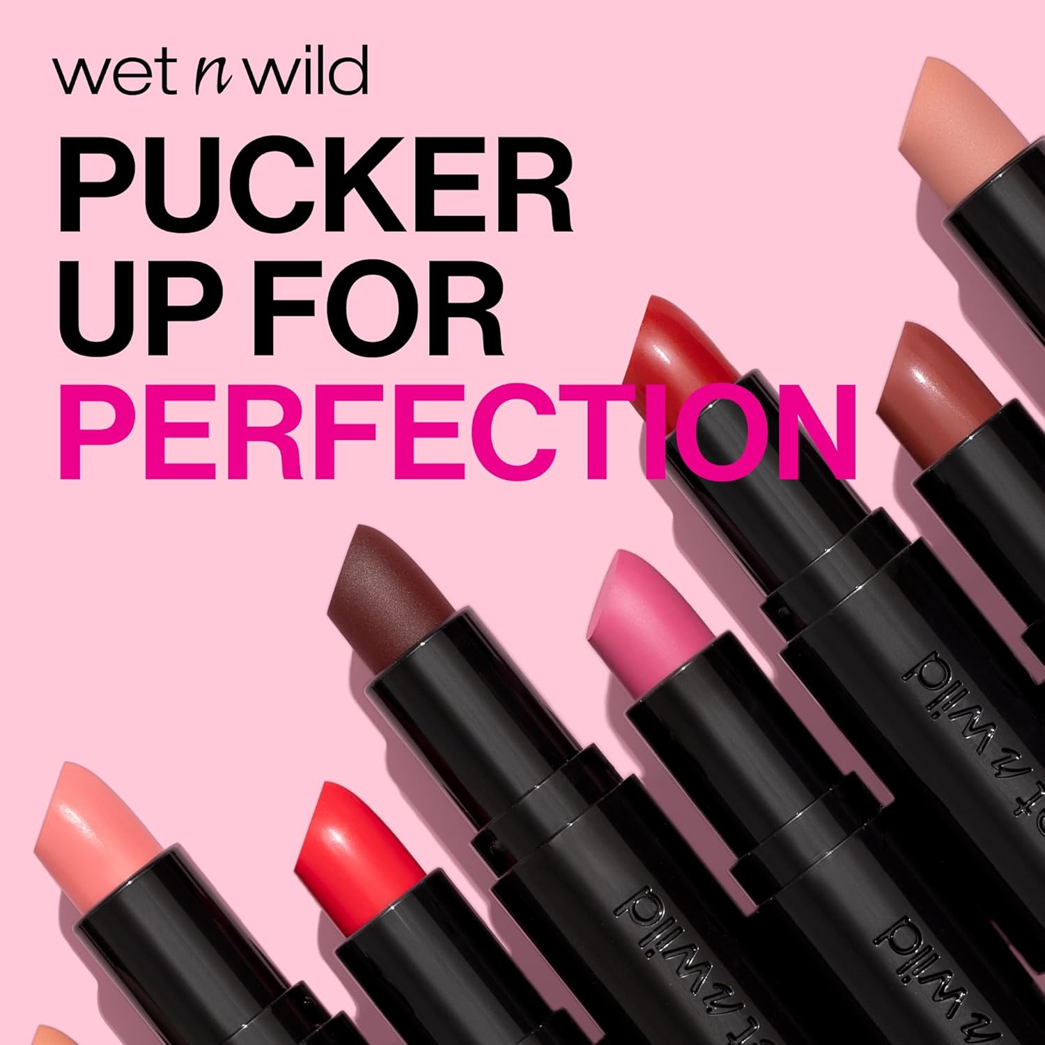 wet n wild Mega Last Matte Lip Color, Semi Matte Hyaluronic Acid Infused, Long Lasting Full Coverage for a Nourishing Pout, Cruelty-Free & Vegan - Stoplight Red - Image 2