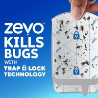 Zevo Flying Insect Trap Refill - for The Zevo MAX & Standard Indoor Fly Trap - Catch Gnats, House & Fruit Flies - Easy to Use - Mess-Free Disposal (4 Refill Cartridges) - Image 5