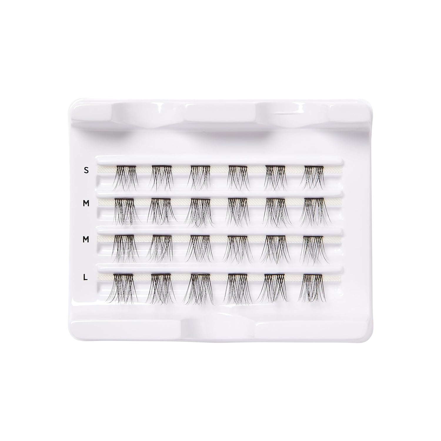 KISS Falscara DIY Eyelash Extension Lengthening Wisps - Featherlight Synthetic Reusable Artificial Eyelashes Multipack of 24 Mini Lash Clusters for that Authentic Eyelash Extension Look - Image 12
