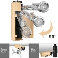 Odoland Portable Camping Stove Butane 1400W Gas Stove Collapsible Backpacking Stove for Indoor Outdoor Cooking Hiking and Picnic - Image 2