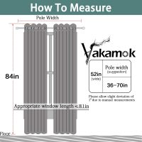 Yakamok Blackout Curtains for Bedroom,Thermal Insulated Blackout Grommet Top Drapes for Living Room,Sage Green,52x84 Inch, 2 Panels - Image 7