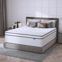 Queen Size Mattresses, 14 Inch Queen Mattress in a Box, Medium Firm Hybrid Mattress with Pocket Springs, Pressure & Pain Relief, Strong Edge Support, Ultimate Motion Isolation - Image 6