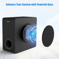 BESTISAN Powered Subwoofer, 6.5'' Side Firing Home Audio Sub, Deep Bass Response Subwoofers, Easy Setup with Home Theater Systems, TV, Speakers, RCA, LFE, AUX Input, High-Level Speaker Input & Output - Image 6