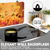 Fall Stove Top Cover for Electric Stove 28 "x 20 ", Pumpkin Leaves Heat Resistant Glass Top Stove Cover Protector, Glass Cooktop Covers, Kitchen Flat Electric Stove Top Covers - Image 5