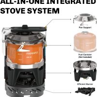 Fire-Maple Fixed Star X2 Backpacking and Camping Stove System Outdoor Propane Camp Cooking Gear Portable Pot Jet Burner Set Ideal for Hiking, Trekking, Fishing, Hunting Trips and Emergency Use - Image 3