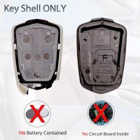 Key Fob Shell Case Replacement Fits for Cadillac ATS ATS-v CTS CT6 XTS XT5 XT4 XT6 SRX 2014 2015 2016 2017 2018 2019 2020 2021 Keyless Entry Remote Control 5btn Pad Cover - Image 2