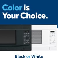 GE GCST14S1WWW Microwave Oven,1,100-watt 7 Auto Cooking Settings, Child-Lock Technology, Kitchen Essentials for The Countertop, Dorm Room or Apartment, 1.4 Cu. Ft, White - Image 3