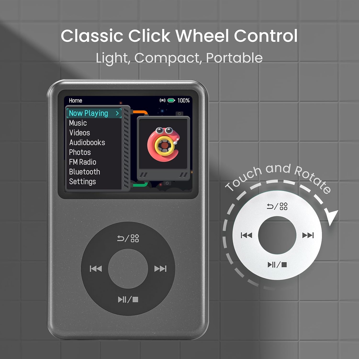 Mp3 Player with Bluetooth Innioasis Y1 Video Digital Music Player HiFi Mini Portable Kids Audiobook Mp3 2025 Nice Gift Choice Theme Upgrade Black - Image 7