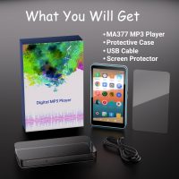 Kids' Smart MP3 Player with Bluetooth and WiFi | 144GB Storage& Android OS | 4" Touch Screen | Spotify Streaming Music&Video Player | App Store | FM Radio | DGTenk Portable Media Player (Blue) - Image 7