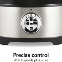 Hamilton Beach Food Processor & Vegetable Chopper for Slicing, Shredding, Mincing, and Puree, 10 Cups + Easy Clean Bowl Scraper, Black and Stainless Steel (70730) - Image 5