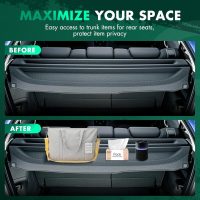 SCITOO Cargo Cover Rear Trunk Cargo Cover Accessories for Honda HRV HR-V 2023 2024 1 Pack - Image 6
