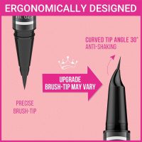 iMethod Eyebrow Pen - Eyebrow Pencil Magical 2-in-1 Eye Brow Pencils for Women with 4-Fork-Tip & Precise Brush-Tip for Natural Hair-Like Brows, Last All-Day, with Eyebrow Spoolie Brush, Dark Brown - Image 5