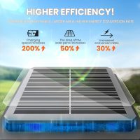 Super Bright Solar Pathway Lights Outdoor,8 Pack Solar Lights Outdoor,IP65 Waterproof Solar Garden Lights Solar Powered Landscape Lighting for Yard Patio Walkway Driveway Pathway (Cool White) - Image 4