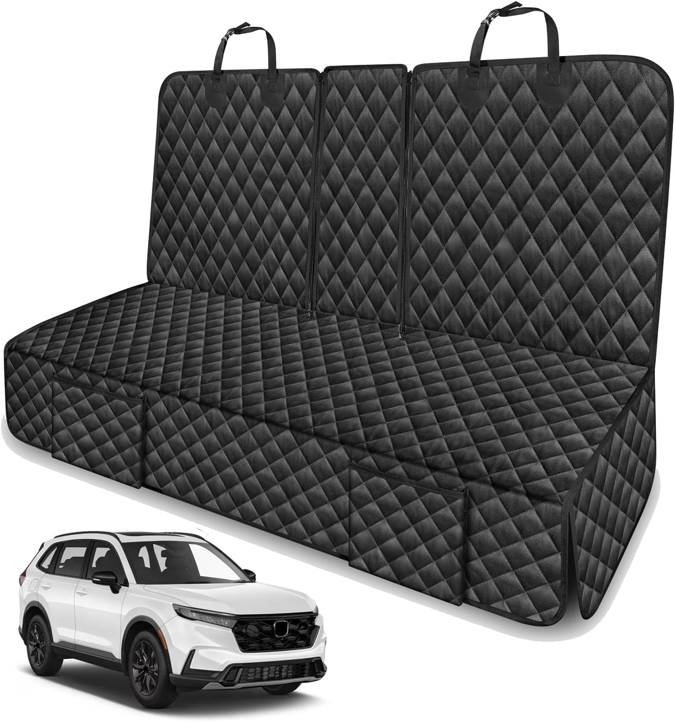 Dog Car Seat Cover for Back Seat Compatible with Honda CRV CR-V HRV HR-V Accessories, Waterproof Non-Slip Pet Bench Backseat Covers 2026 New