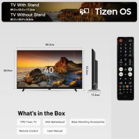 FPD 40 Inch Smart TV 1080p Full HD Powered by Tizen OS Compatible with Dolby Audio, HDR 10, HDMI, Voice Control, WiFi, Bluetooth, Built-in Google Cast, Flat Screen Television (AT40-P1, 2025) - Image 8