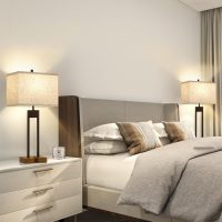 25.5'' Set of 2 Modern Bedroom Table Lamps with USB C+A Ports, 3 Color Changeable, Brown Night Stand Lamps for Bedside, Guest Room, Office, Reading - Image 7